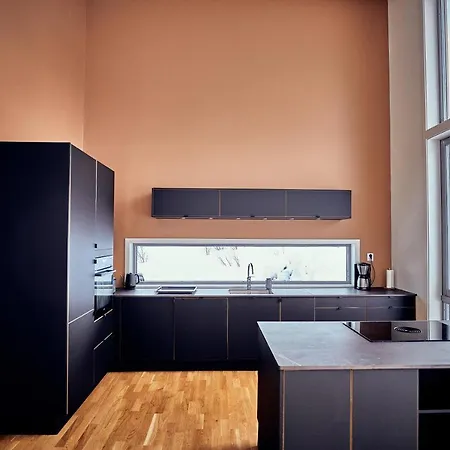 شقة Lofoten Panorama Luxury With Sauna In راين