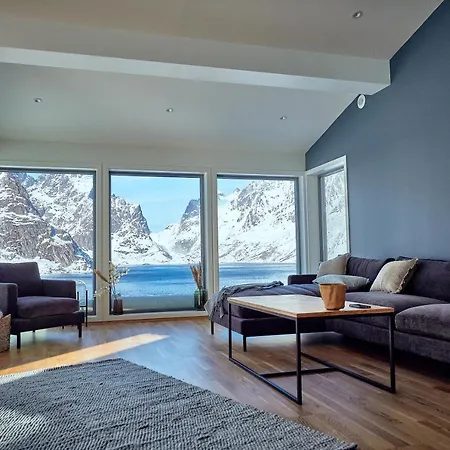 Lägenhet Lofoten Panorama Luxury With Sauna In *