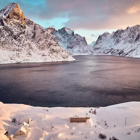 شقة Lofoten Panorama Luxury With Sauna In راين