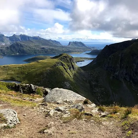 شقة Lofoten Panorama Luxury With Sauna In