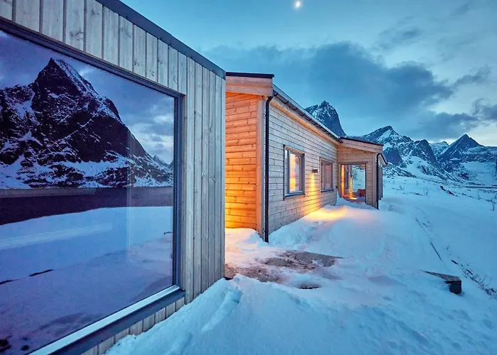 Lofoten Panorama Luxury With Sauna In Apartman *